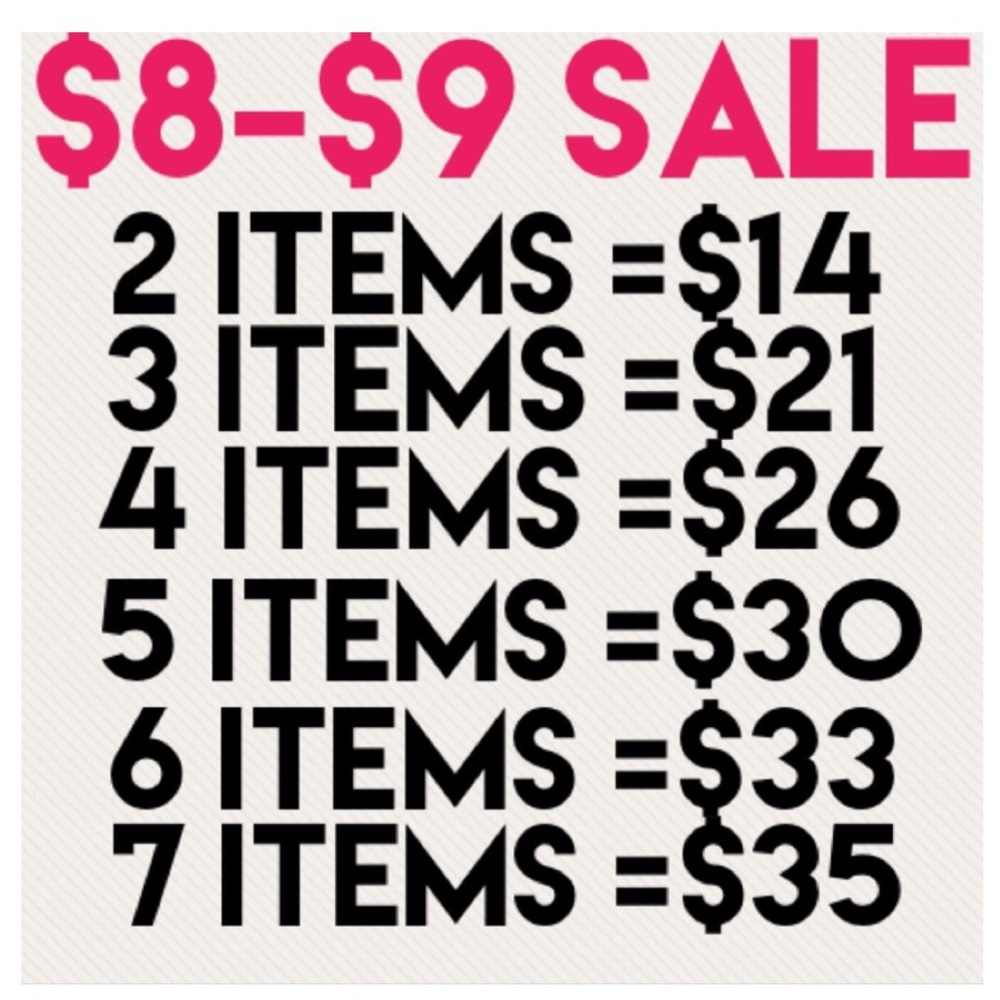 Reduction of inventory sale. Buy more save more.